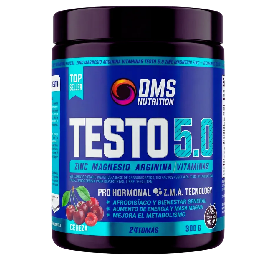 Testo 5.0 con ZMA y Arginina DMS Nutrition