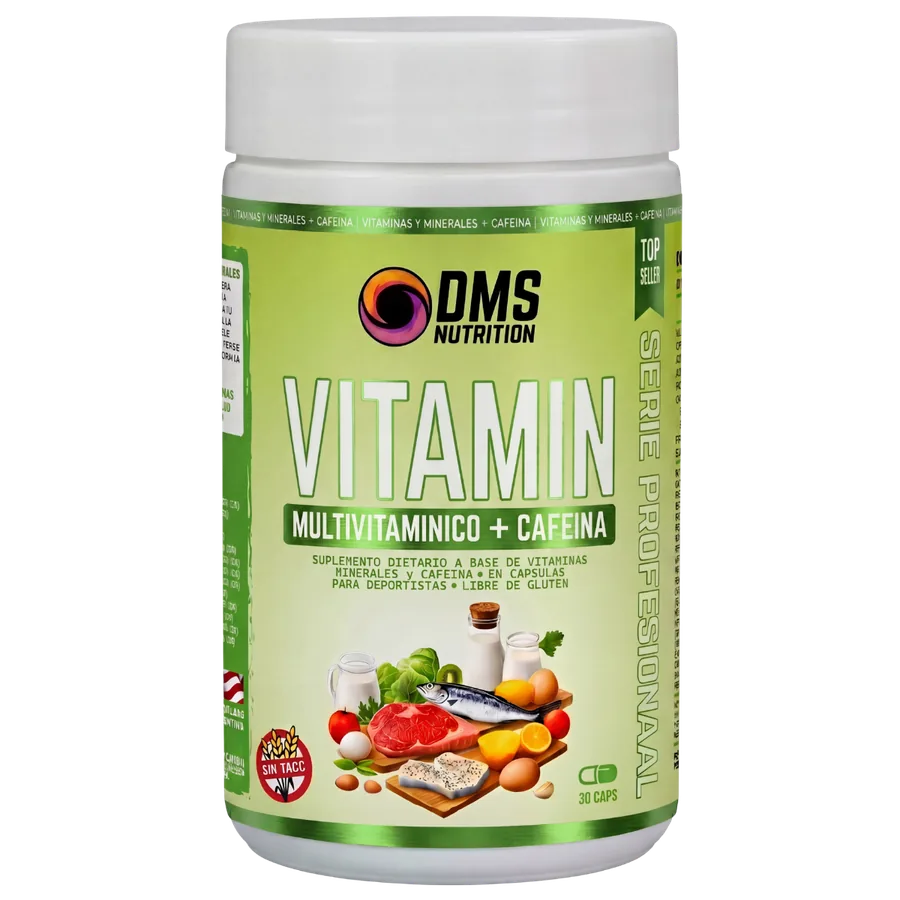 Vitamin con Cafeína x30 Cápsulas DMS Nutrition