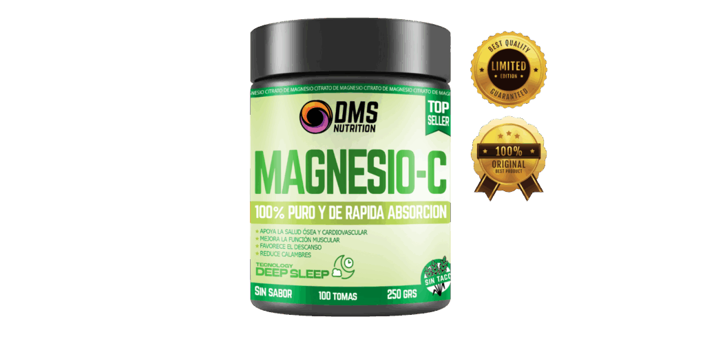 Citrato de magnesio DMS x 250 gramos y sin sabor