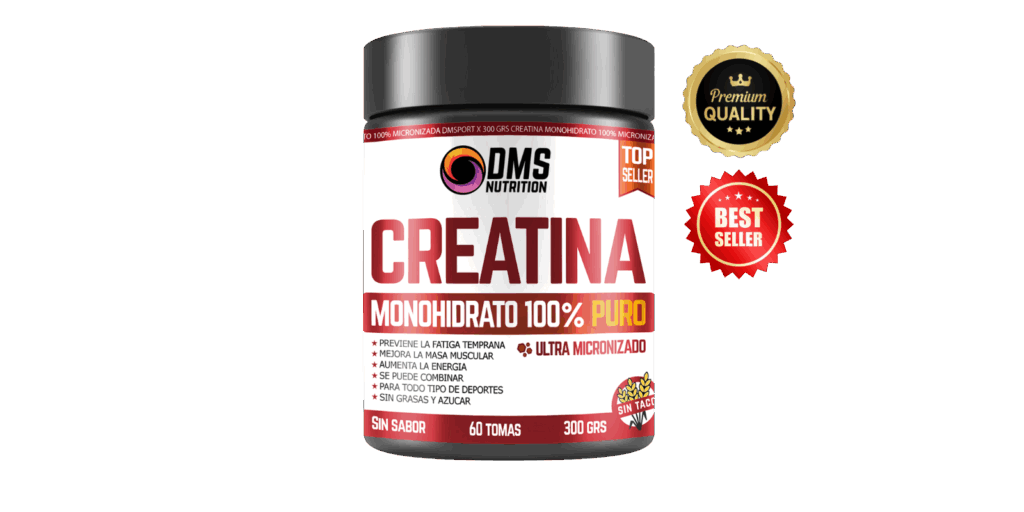Creatina de Monohidrato y 100% Micronizada DMS