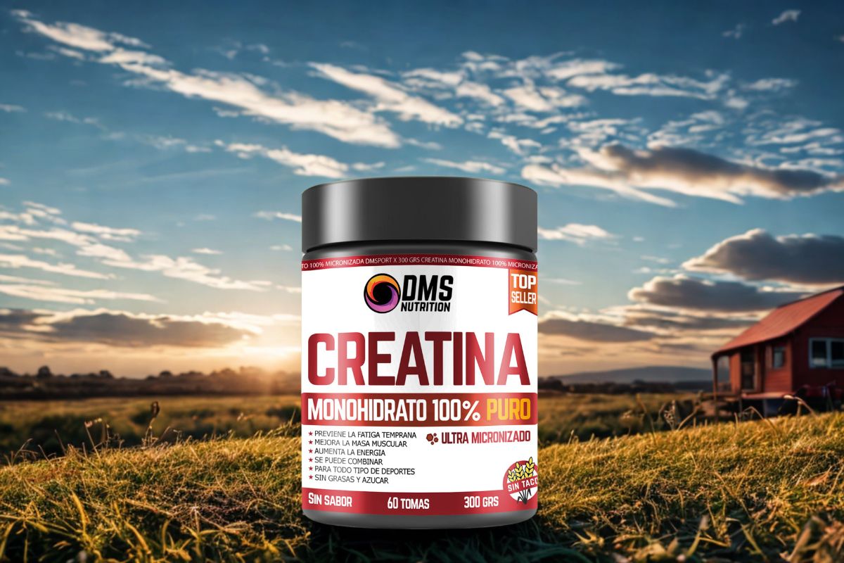 La Creatina DMS está 100% micronizada y es puro monohidrato