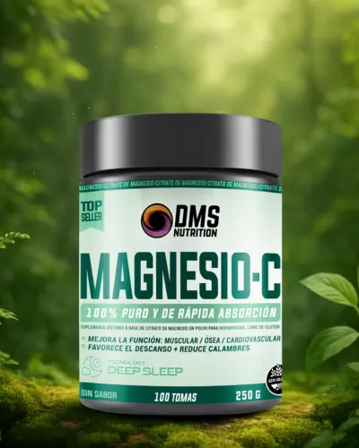Magnesio Citrato DMS Nutrition x250 grs y 100 tomas.