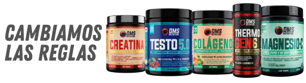 Cambiamos las reglas: DMS Nutrition, suplementos naturales