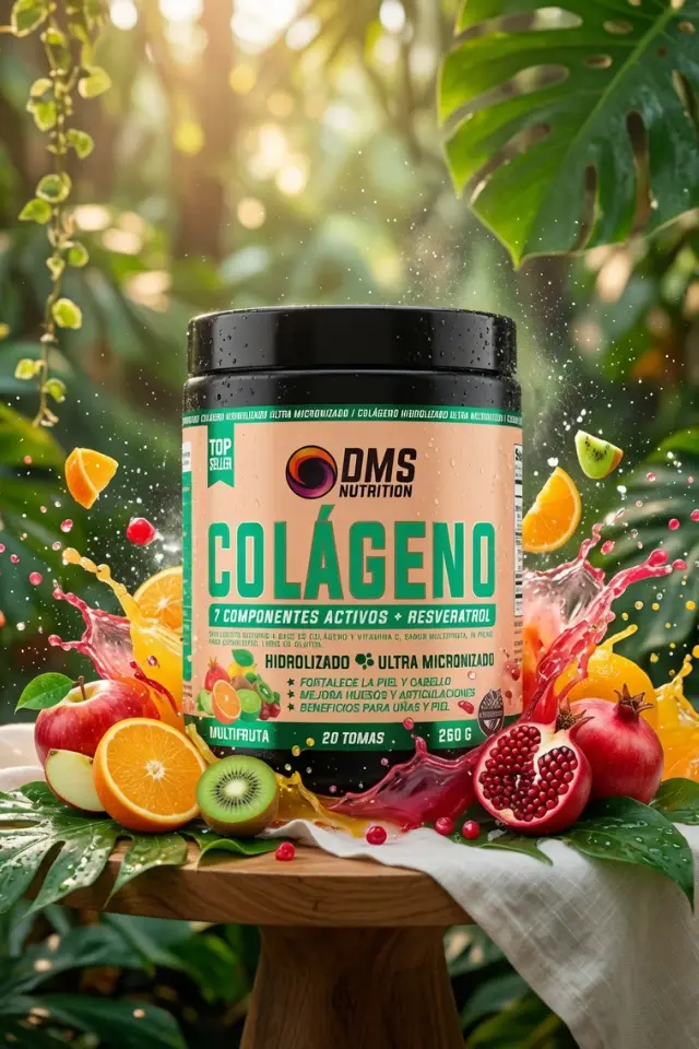Colágeno DMS con vitamina C y Q10 + Resveratrol